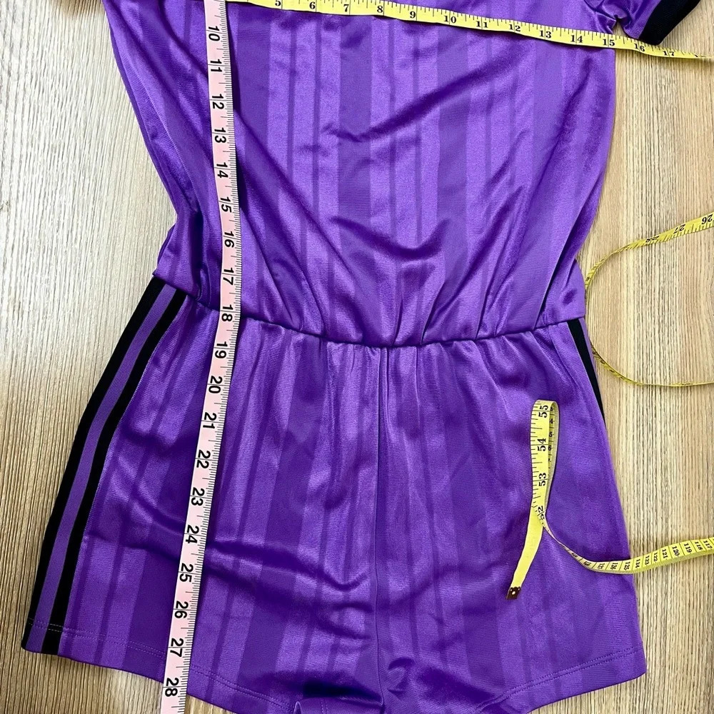 Adidas NWT Original Purple Romper/Jumpsuit - Size S - Picture 7 of 7